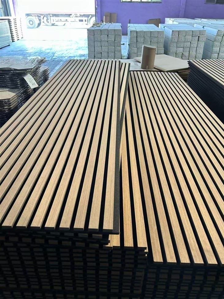 Engineered Veneer Acoustic Wall Panels Indoor high quality